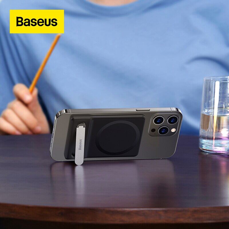 Baseus Foldable Magnetic Phone Stand For iPhone 13 12 Desktop Tablet Holder For Mobile Phone Desktop Stand Holder Bracket