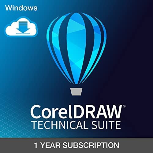 CorelDRAW Technical Suite | 1 Year Subscription | Professional Technical Illustration & Drafting Software | Technical Illustrations, Vector Design, Layout, and Image Editing [PC Download]